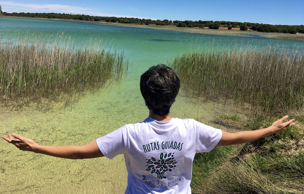 laguna blanca en las lagunas de ruidera