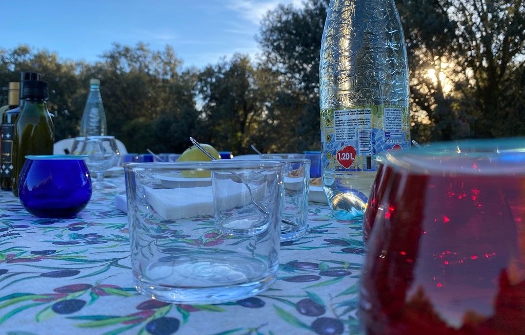 cata aceite oliva en lagunas ruidera